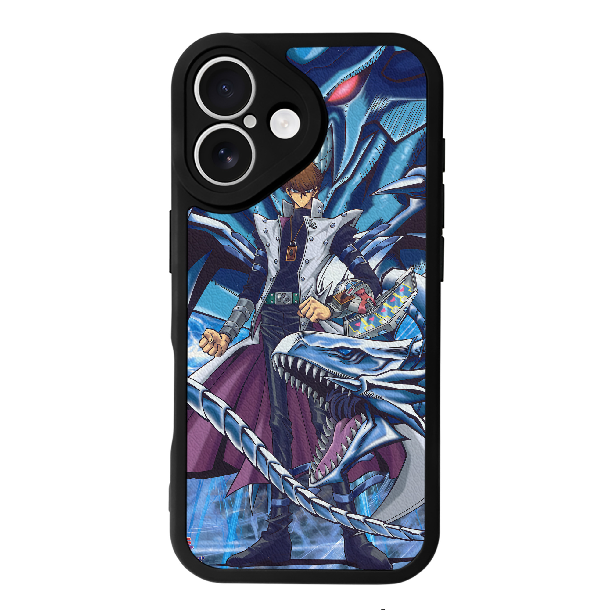 （画像用） 遊☆戯☆王 Yu-Gi-Oh! 【iPhone 16シリーズ対応】シリコンスマホケース（レザー調） 材質：シリコン
